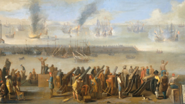 Johannes Lingelbach (attr.), La battaglia di Livorno (14 marzo 1653), Rijksmuseum, Amsterdam